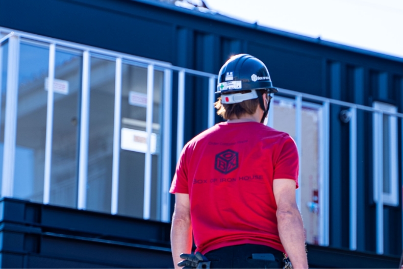 コンテナ製作 現地工事